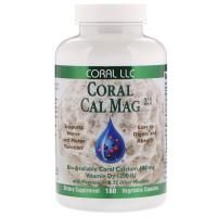CORAL LLC, Coral Cal Mag 2:1, 180 Vegetable Capsules