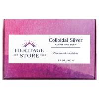 Heritage Store, Мыло Colloidal Silver Soap, 100 г