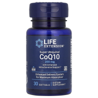 Life Extension, Супер убихинол CoQ10, 200 мг, 30 капсул