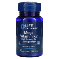 Life Extension, Мега витамин К2, 45000 мкг, 30 капсул