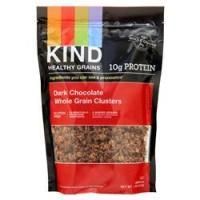 KIND Bars, Healthy Grains Протеин Кластеры из цельного зерна Темный шоколад 11 унций