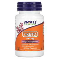 Now Foods, 7-KETO, 100 мг, 60 растительных капсул
