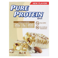 Pure Protein, Vanilla Almond Bar, 6 Bars, 1.76 oz (50 g) Each