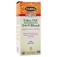 Flora, Смесь Udo's Oil с высоким содержанием лигнана 3-6-9 17 жидких унций