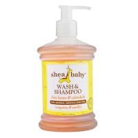 Shea Baby Shea Mama, Средство для купания и шампунь, мандарин & ваниль, 10 унций (296 мл)