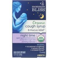 Mommy's Bliss, Organic, Cough Syrup & Mucus Relief, Night Time, 4 Months +, 1.67 fl oz (50 ml)