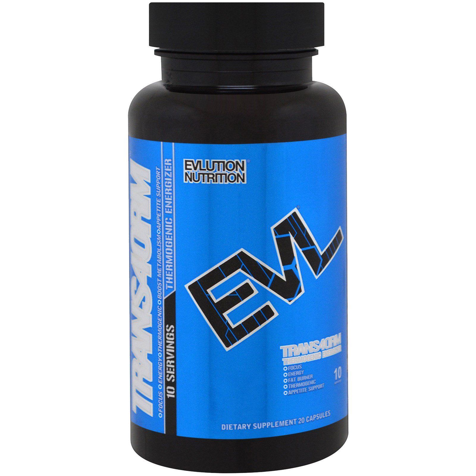 EVLution Nutrition, Trans4orm, 20 капсул 
