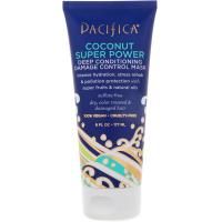 Pacifica, Coconut Super Power Deep Conditioning Damage Control Mask, 6 fl oz (177 ml)
