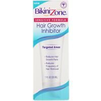 Bikini Zone, Щадящая формула, ингибитор роста волос, 1 жидкая унция (30 мл)