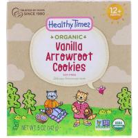 Healthy Times, Органические печенья из муки аррорут, ванильный вкус, для малышей то года, 5 унций (142 г)