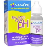 Alkazone, Нормализация рН-баланса, антиоксиданты с щелочными минералами, 1,25 унции (37 мл)