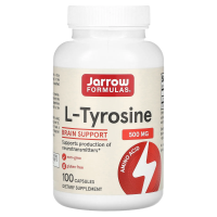 Jarrow Formulas, L-тирозин (L-Tyrosine), 500 мг, 100 капсул