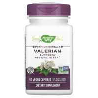 Nature's Way, Valerian, Standardized, 90 Veg. Capsules