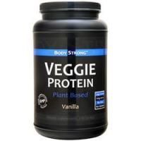 BodyStrong, Растительный Протеин - Натуральная Ваниль на растительной Основе 2 фунта