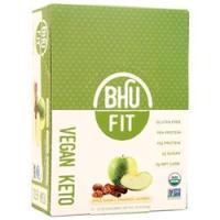 Bhu Foods, Веганский Кето-Гороховый Протеиновый Батончик Кусочек Яблока + Корица + Мускатный Орех 12 батончиков