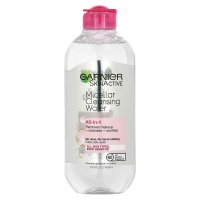 Garnier, SkinActive, мицеллярная очищающая вода, средство для снятия макияжа «все в 1», для всех типов кожи, 400 мл