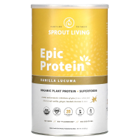 Sprout Living, Epic Protein, органический растительный протеин и суперфуды, ваниль и лукума, 910 г (2 фунта)