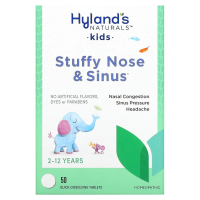 Hyland's Naturals,  4 Kids, Stuffy Nose and Sinus, 2-12 Years, 50 Quick-Dissolving Tablets