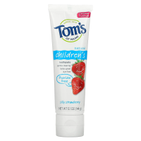 Tom's of Maine, Natural Children's Toothpaste, Fluoride-Free, Silly Strawberry, 5.1 oz (144 g)
