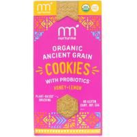 NurturMe, Organic Ancient Grain Cookies, With Probiotics, Honey + Lemon, 5 oz (142 g)