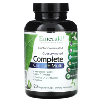 Emerald Labs, CoEnzymated Complete Clinical + Multi 120 вег капсул