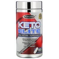 Muscletech, Keto Elite, добавка с бета-гидроксибутират кетонами, 60 капсул