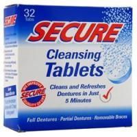 Secure, Очищающие таблетки 32 таблетки