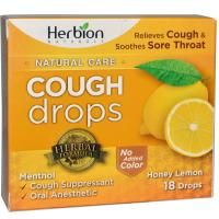 Herbion, Леденцы от кашля Natural Care, мед и лимон, 18 леденцов