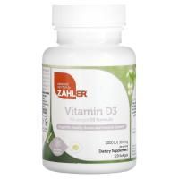 Zahler, Zahler, Vitamin D3, Advanced D3 Formula, 2000 МЕ, 120 Softgels