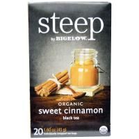 Bigelow, Steep, Organic Sweet Cinnamon Tea, 20 Tea Bags, 1.60 oz (45 g)
