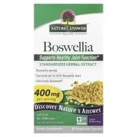 Nature's Answer, Босвеллия (Boswellia), 400 мг, 90 вегетарианских капсул