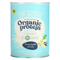 Four Sigmatic, Растительный протеин с восстановлением суперпродуктов - Сладкая ваниль 21,16 унции