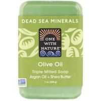 One with Nature, Triple Milled Soap Bar, Olive Oil, 7 oz (200 g)