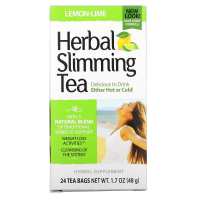 21st Century, Herbal Slimming Tea, Lemon-Lime, 24 Tea Bags, 1.7 oz (48 g)