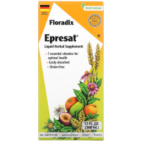 Gaia Herbs, Floradix, Epresat, жидкая растительная добавка, 500 мл (17 жидк. Унций)