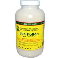 Y.S. Eco Bee Farms, Пчелиная пыльца, целые гранулы, 16.0 унций (453 г)