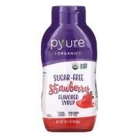 Pyure, Organic Sugar-Free Strawberry Flavored Syrup, Sugar-Free, 14 fl oz (415 ml)