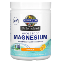 Garden of Life, Dr. Formulated, порошок магния из цельных продуктов, апельсин, 419,5 г