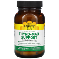 Country Life, Thyro-Max Support, 60 таблеток