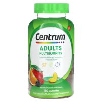 Centrum, Мультивитамины для взрослых, натуральное фруктовое ассорти, 180 жевательных таблеток