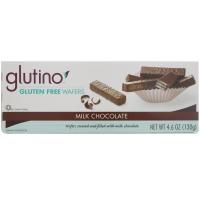 Glutino, Безглютеновые вафли покрытые молочным шоколадом, 4,6 унций (130 г)