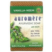 Auromere, Аюрведическое мыло с ванилью Ним-Ним 2,75 унции
