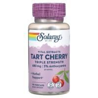 Solaray, Тройная сила, вишневый экстракт, 340 мг, 90 растительных капсул
