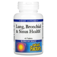 Natural Factors, Lung, Bronchial & Sinus Health, 45 таблеток