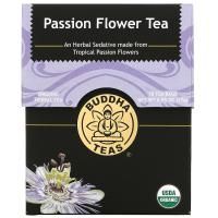 Buddha Teas, Organic Herbal Tea, пассифлора, 18 чайных пакетиков, 27 г (0,95 унции)