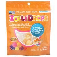 Zollipops , Леденцы Zolli, леденцы для чистки зубов, фруктовые вкусы, более 15 леденцов Zolli, 1,6 унций
