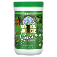 Nature's Plus, Органический Зеленый Порошок Ultra Juice, 1,32 фунта (600 г)