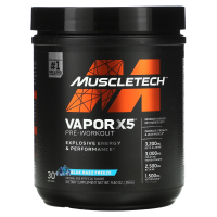 Muscletech, VaporX5, Next Gen, Pre-Workout, Blue Razz Freeze, 9.40 oz (266 g)