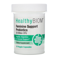 HealthyBiom, Пробиотики для поддержания женского здоровья, 25 млрд КОЕ, 30 растительных капсул