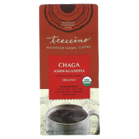 Teeccino, Органический грибной травяной кофе Чага Ашваганда Сливочный крем с ирисками 10 унций